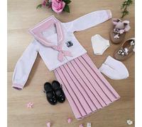 1/6 Scale Figure Doll Uniforme scolastica Set Costume Top a maniche lunghe Set