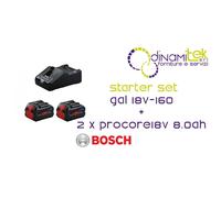 1.600.A02.T5P 2 X PROCORE18V 8.0AH + GAL 18V-160 PROFESSIONAL STARTER SET BOSCH