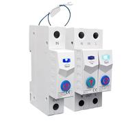 1-63A 1P 2P WIFI Smart Switch Contatore di energia Circuit Breaker Tensione Dispersione di corrente Protezione temperatura Cut Off L + N(2P)