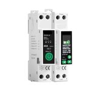 1-63A Circuit Breaker MCB with LCD Display Safety Over Current Under Voltage Wireless Remote Control Switch, Parti(NO Display screen)