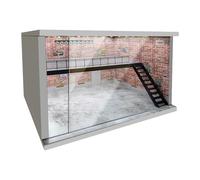 1/64 1/36 1/32 Bilancia Garage Vetrina Sfondo Antipolvere Modello di Auto