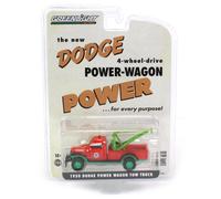 1/64 1950 Dodge Power Wagon Camion Di Soccorso, Texaco Greenlight CHASE UNIT
