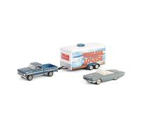 1/64 1967 F-250, Enclosed Auto Hauler & 1966 Thunderbird Thelma & Louise 31180-B