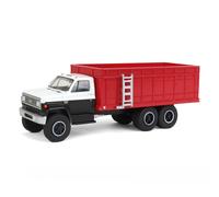 1/64 1983 Chevrolet C70 Tandem Grano Camion W/ Nero/Bianco Cabina & Rosso Letto