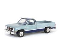 1/64 1985 GMC Sierra Classic K2500, Argento E Blu, Giù In Fattoria 48090-D