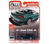 1/64 1993 Dodge Stealth RT, Verde Piuma, Auto World 2021 4B AWSP082-B