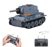 1/64 2.4G Mini RC Battle Tank Model, Veicoli da combattimento corazzati telecomandati con modalità di combattimento a infrarossi, torretta rotante e Track Drive