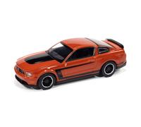 1/64 2012 Ford MUSTANG Boss 302, Competizione Arancio Nero Auto World AWSP186-B