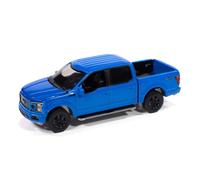 1/64 2020 Ford F-150 Pickup Truck, Blu Velocità, Auto World AWSP188-B