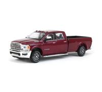 1/64 2022 RAM 3500 Limitata Longhorn Camion Delmonico Red Showroom Pavimento 1