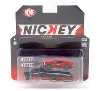 1:64 Acme Greenlight 1967 Chevrolet Camaro + C-30 Rampa Camion Nickey Ch