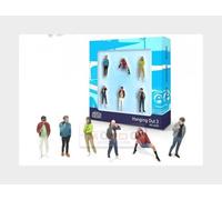 1:64 AMERICAN DIORAMA Figures Set 6X Hanging Out 3 Various AD-2430