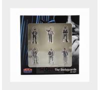 1:64 AMERICAN DIORAMA Figures Set 6X The Bodyguards Black AMDI2421