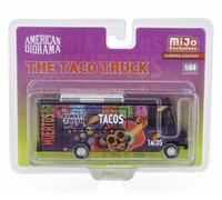 1/64 AMERICAN DIORAMA - TRUCK - THE VAN TACO FOOD TRUCK 2016 70100MJ