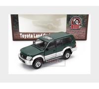 1:64 BM-CREATIONS Toyota Land Cruiser Lc95 2008 Green Silver BM64B0353LHD
