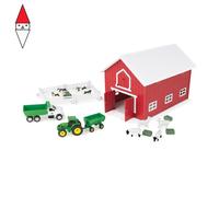 John Deere 24 Pcs Farm Play Set With Red Barn 1:64 Model BRITAINS