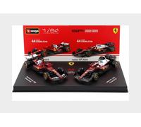 BURAGO 18-56807-44 FERRARI - SET F1 2X SF-25 TEAM SCUDERIA FERRARI HP N 44 SEASO