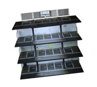 1:64 Diecast Vetrina Auto Vetrina con Luce per Regalo di Compleanno Toy Cars Giapponese 30x15x28.5cm