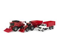 1/64 Ertl Collezionare N Gioco Case IH Vendemmia 4 PC Set Trattore Combinare