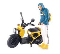 1:64 Figura Guida Moto Micro Paesaggio FAI DA TE Progetti S Scala Giallo Blu 2.8-3.0cm