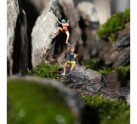 1/64 Figure di arrampicata su roccia Oggetti di scena per film Micro