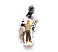 1/64 Figure Vedi un dottore dipinto a mano per Desktop Ornament Layout Scala