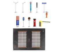 1:64 Grande Parcheggio Mat Modello Auto Diecast Garage Miniature Car Models Show Style D Nero