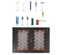 1:64 Grande Parcheggio Mat Modello Auto Diecast Garage Miniature Car Models Show Style E Nero