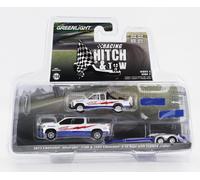 1/64 GREENLIGHT - CHEVROLET - SILVERADO 1500 PICK-UP 2023 WITH TRAILER + 31170C