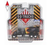 1/64 Greenlight Mack Granite Truck Cement Mixer Betoniera 3-Assi 2019 Black