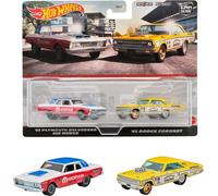 1:64 Hot Wheels 2023 Premium 2-Pack Plymouth Belvedere 426 Wedge + Dodge Coronet