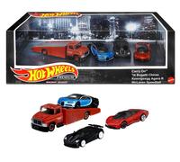 1:64 Hot Wheels Premium Set 2022 Hyper Cars Real Riders 4 Auto Diorama HCR54