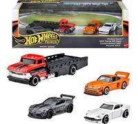 1:64 Hot Wheels Premium Set Speed Leggende Reale Riders 4 Auto Diorama JBM05
