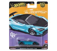1:64 Hot Wheels Premium Silhouettes 2025 JBK47 LB-WORKS McLaren 720S Blu