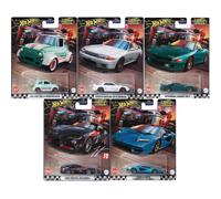 1:64 Hot Wheels Viale Serie 2024 Auto Culture Premium Pacco 5 Pezzi 979V Fiat