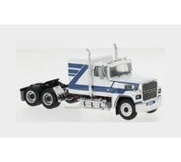 1:64 IXO Ford Ltl-9000 Tractor Truck 3-Assi 1978 White Blue 64TR011A