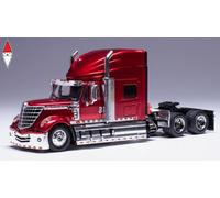ixo Modellino Camion Statico International Lonestar 2010 Rosso 3 assi Scala 1/64