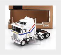 MODELLINO CAMION STATICO IXO MODEL KENWORTH K100 AERODYNE 1976 BIANCO SCALA 1:64