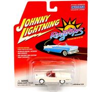 1:64 Johnny Lightning 1962 Thunderbird S/R Bianco Ragtops