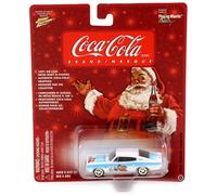 1:64 Johnny Lightning 1966 Dodge Charger Bianco/ Blu Coca Cola Brand