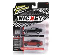 1/64 JOHNNY LIGHTNING - CHEVROLET - SET 2X CAMARO SS 1969 + ZL1 JLSP320A