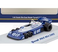 Kyosho - Modellino auto 1:64 - Tyrrell F1 P34/2 ELF 6 ruote - #4 Patrick Depailler 1977