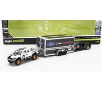 1/64 MAISTO - FORD USA - F-150 RAPTOR PICK-UP 2010 WITH TRAILER CAR 11404-05