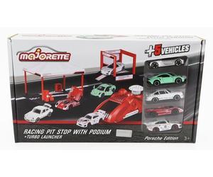 1/64 MAJORETTE - PORSCHE - SET AREA SERVICE CANOPY + PODIO PODIUM + 212053305