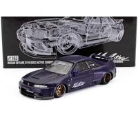 1/64 MINI-GT - NISSAN - SKYLINE GT-R (R33) ACTIVE CARBON R V2 1995 KHMG163