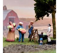 1/64 Miniature Figures The Farm Family Decoration Miniature People