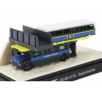 1/64 MOTOR-MAX - DECKER - DIORAMA - AUTOBUS WITH BRIDGE 1960 - 007 JAMES 79825