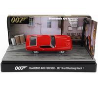 1/64 MOTOR-MAX - FORD USA - MUSTANG MACH-1 COUPE 1971 - 007 JAMES BOND - 79824