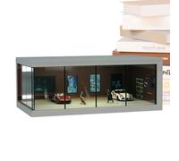 1:64 Parcheggio per il parcheggio | Caso di memoria auto | LED Show Càse con | 1/64 armadio di visualizzazione modello per la raccolta, protezione, protezione