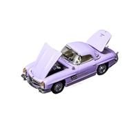 1:64 Per 300SL Roadster Viola Tetto Apribile Modello Di Auto In Lega Collezione Ornamenti Decorativi Da Collezione